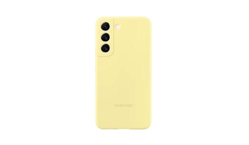 Silicone Cover for Samsung Galaxy S22 - Yellow