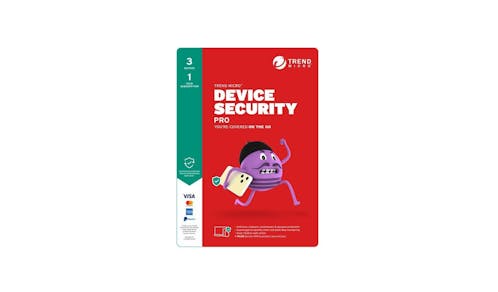 Trend Micro Device Security Pro (1 Year, 3 Users)