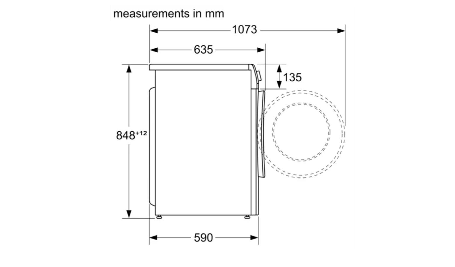 Bosch Serie Washer Dryer 10/5 Kg 1400 Rpm WNA254U1AU