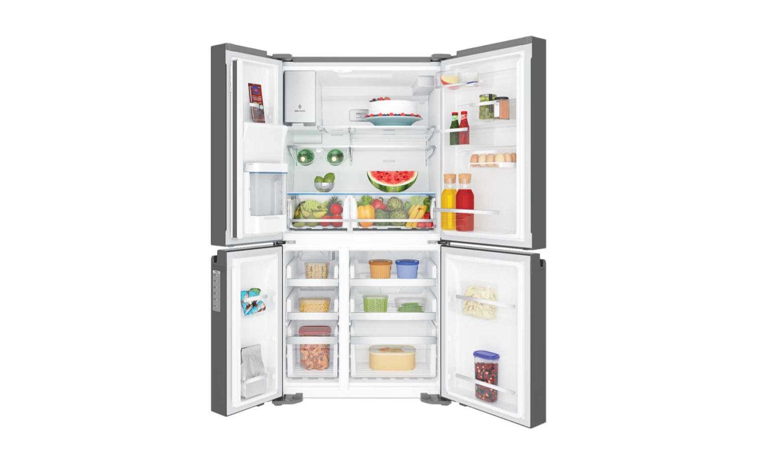 Electrolux EQE-6879A-B 609L 4-Door Fridge - Stainless Steel