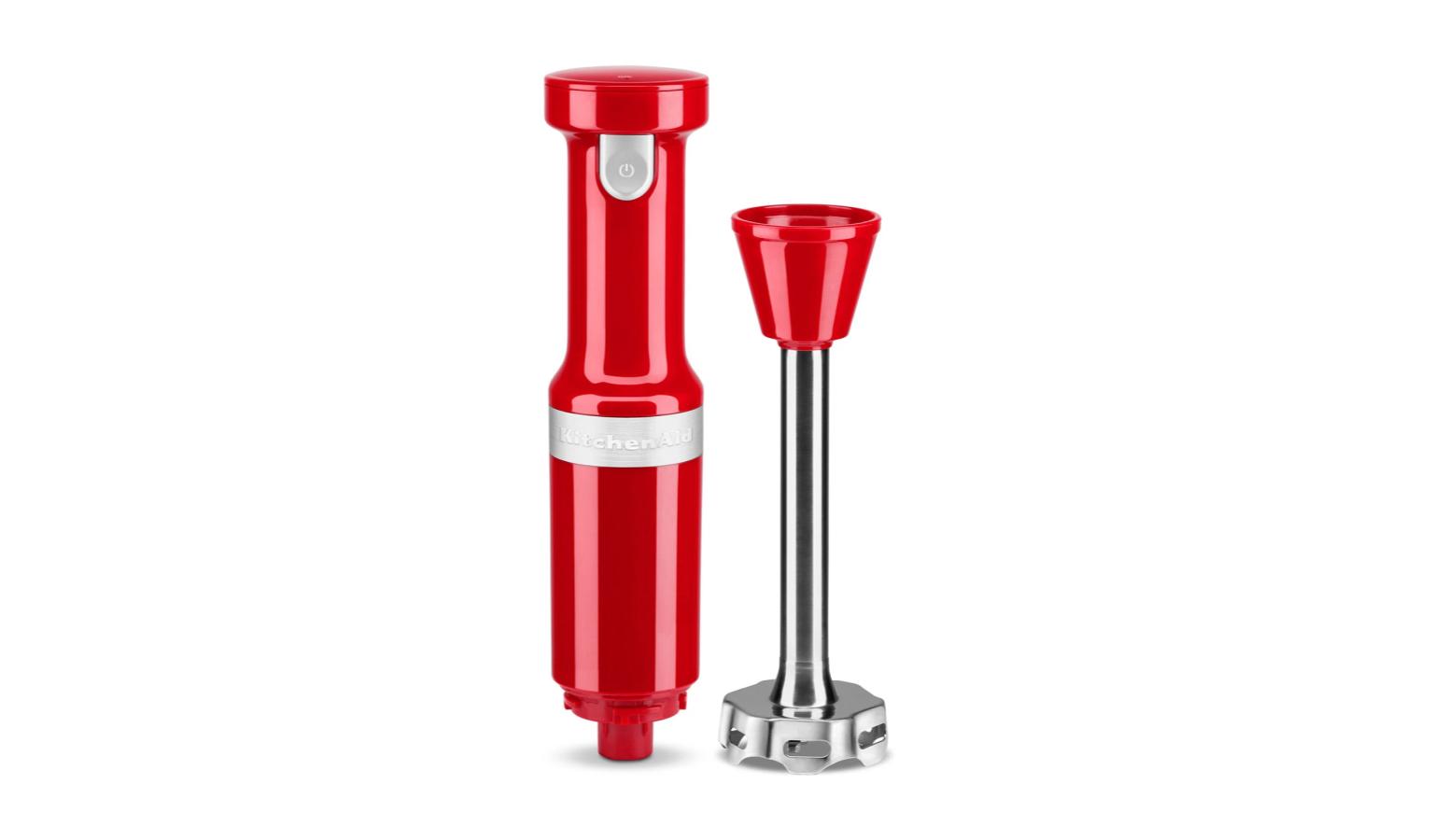 KitchenAid Cordless Hand Blender Empire Red 5KHBBV53GER Harvey