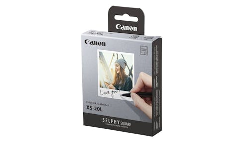 Canon Selphy Color Ink & Label XS-20L Set (20 Sheets)