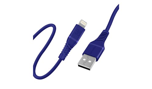 Promate PowerLine-Ai120 USB-A To Lightning Data & Charge Cable (1.2m) - Blue