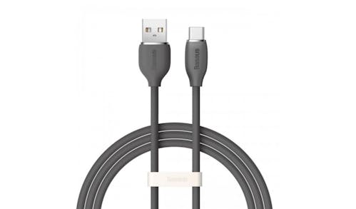 Baseus CAGD010001 Jelly Series 100W USB-A To USB-C Fast Charging Cable (1.2m) - Black