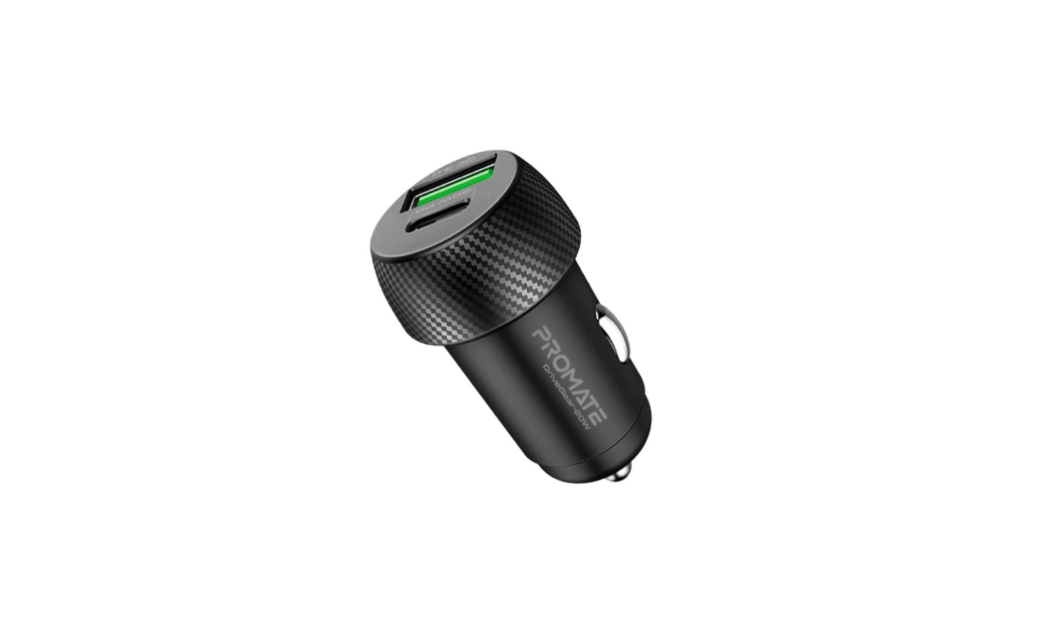 Promate DriveGear 20W Quick Charging Mini Car Charger Harvey Norman
