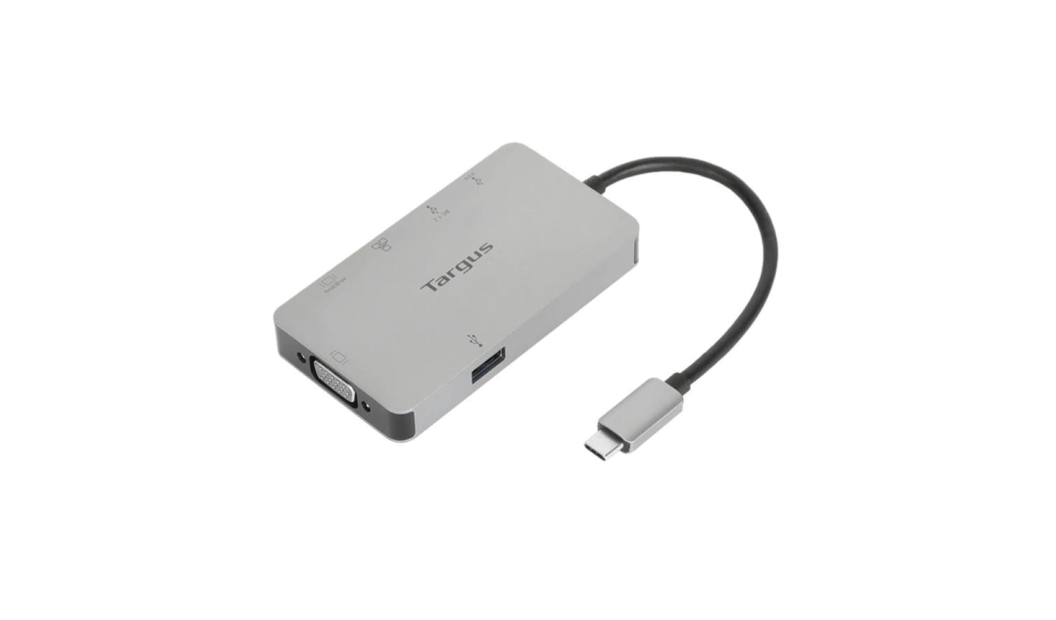 Targus USBC DP Alt Mode Single Video 4K HDMI/VGA Docking Station with