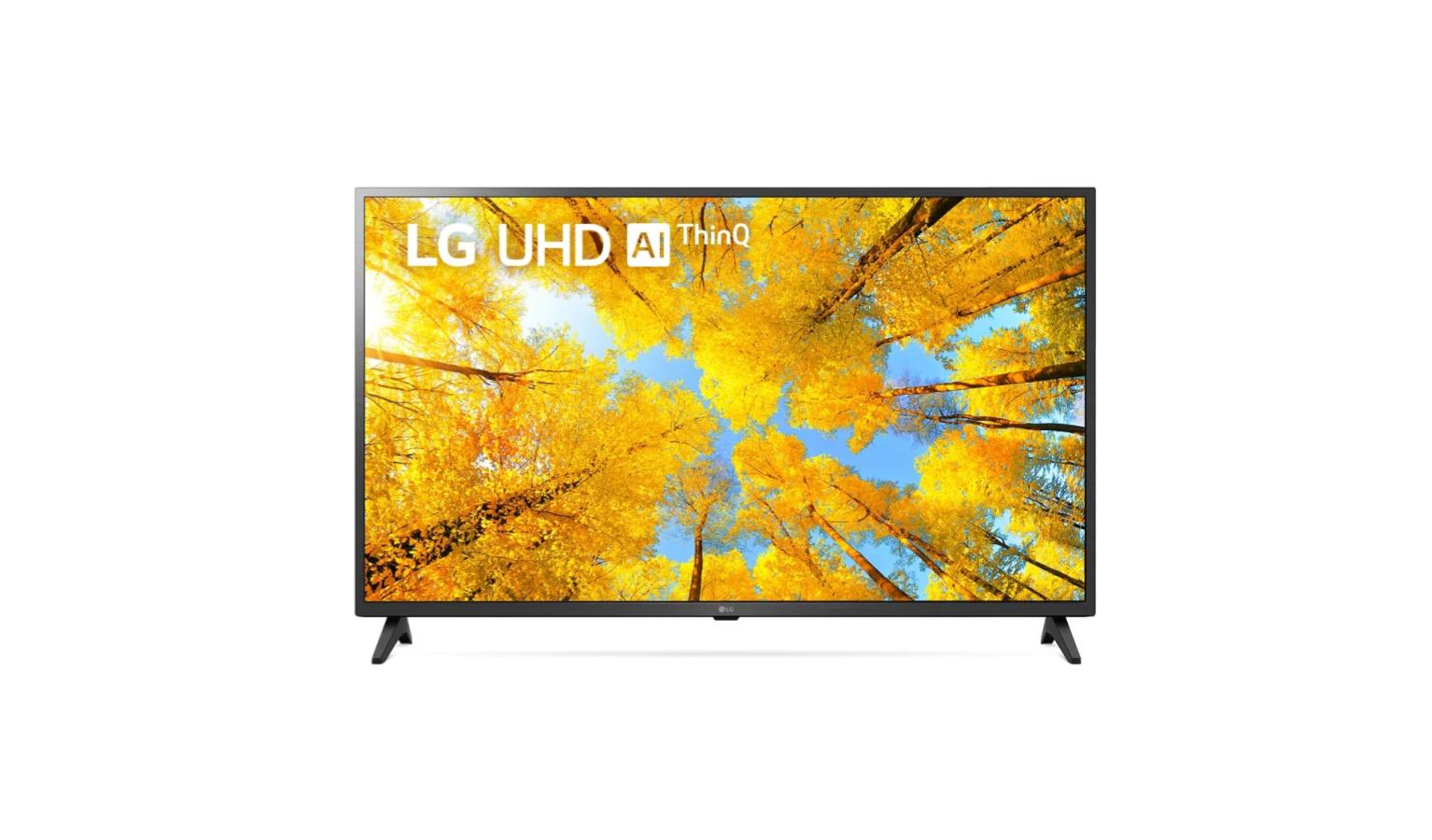 LG UQ75 43 inch 4K Smart UHD TV 43UQ7550 | Harvey Norman Malaysia