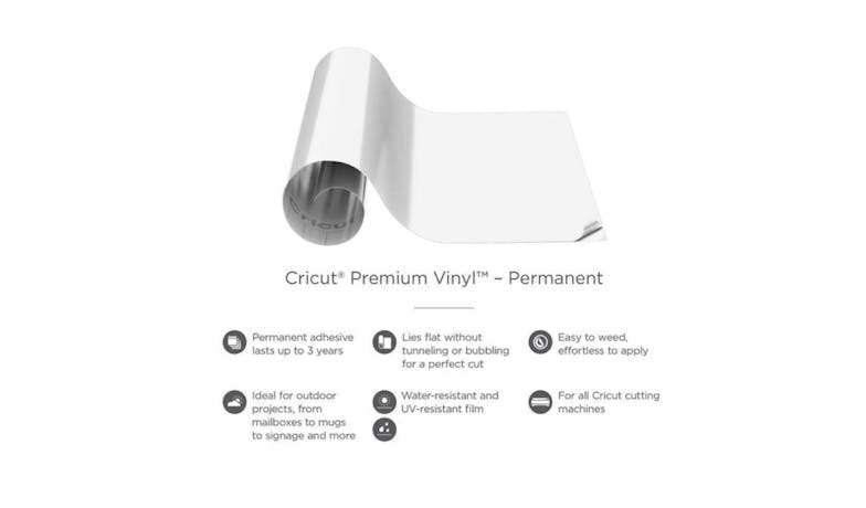 Cricut Premium Permanent Vinyl (12 x 48-inch) - White 2004297