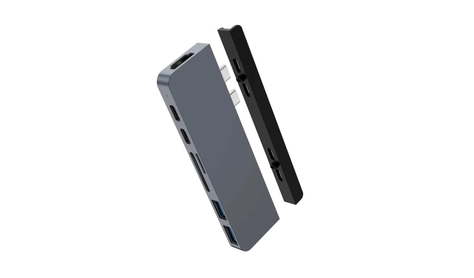 HyperDrive DUO 7-IN-2 USB-C Hub - Space Gray
