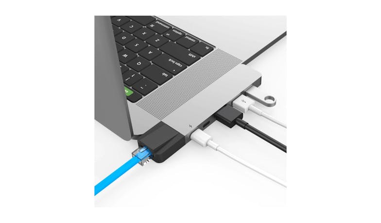 HyperDrive NET 6-IN-2 USB-C Hub - Silver