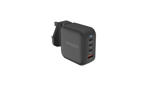 PPromate GaNPort4-100PD 100W Power Delivery Charger with Quick Charge 3.0 - Black