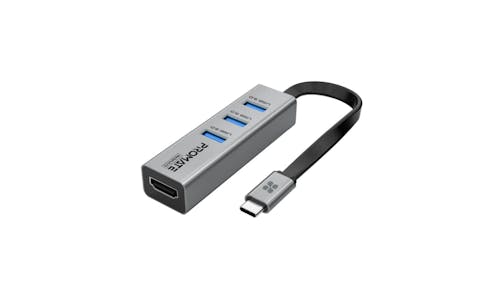Promate MediaHub-C3 4K Vivid Clarity USB-C to HDMI Adapter - Grey