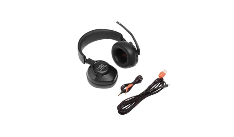 JBL Quantum 400 Wired Over-Ear Gaming Headphones with USB