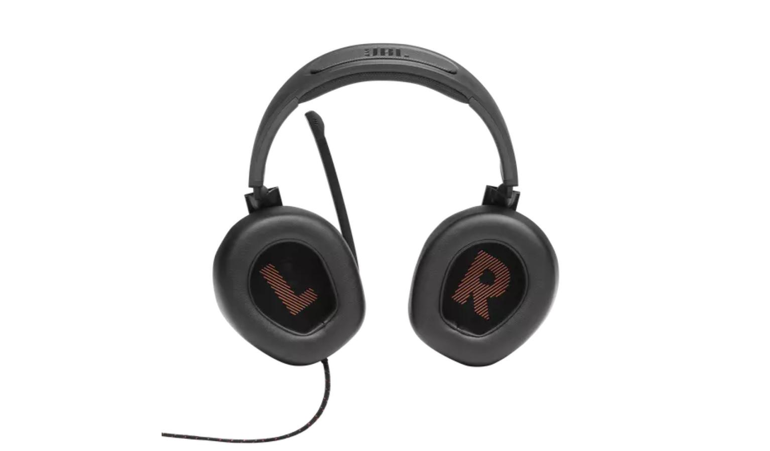 JBL Quantum 300 Hybrid Wired OverEar Gaming Headphones with Flipup