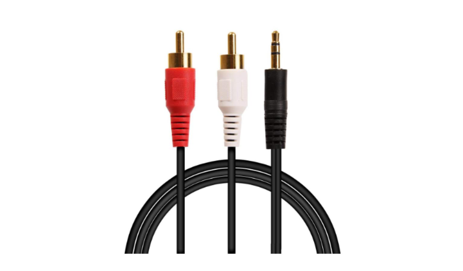 Easylink 3.5MM to 2RCA 5M Audio Cable - Black (11373)