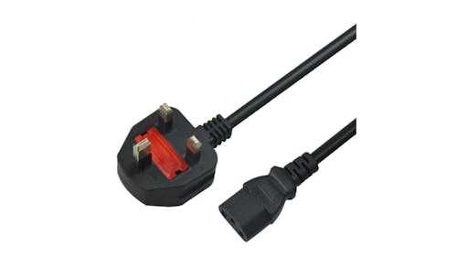 Easylink 3 Pin Notebook Power Cable - Black (11326)