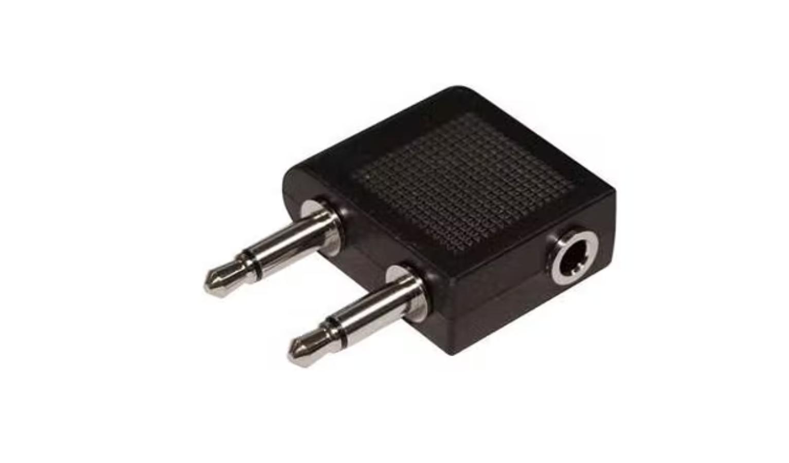 Easylink Airplane Audio Adapter - Black (12115)