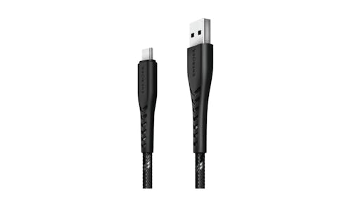 Energea NyloFlex Universal USB-C to USB-A 1.5M Cable - Black