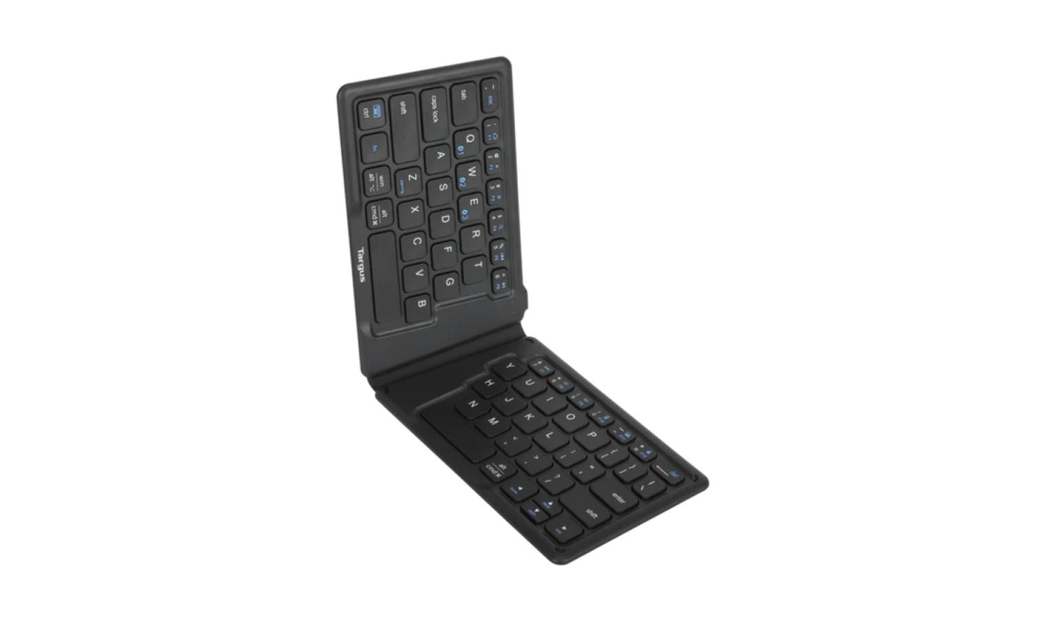 Targus Ergonomic Foldable Bluetooth Antimicrobial Keyboard (AKF003AP