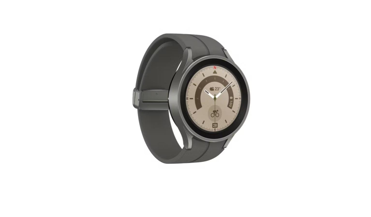 Samsung Galaxy Watch5 Pro 45mm Smart Watch, Bluetooth - Black Titanium 