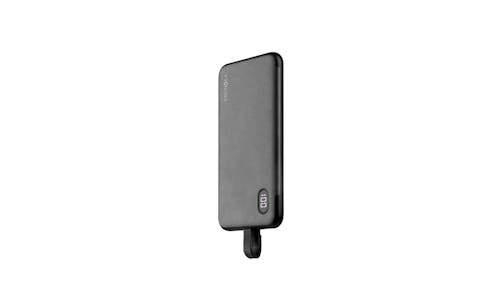 Energea Integra 8000i 8000mAH Powerbank with Integrated Lightning Cable - Gray