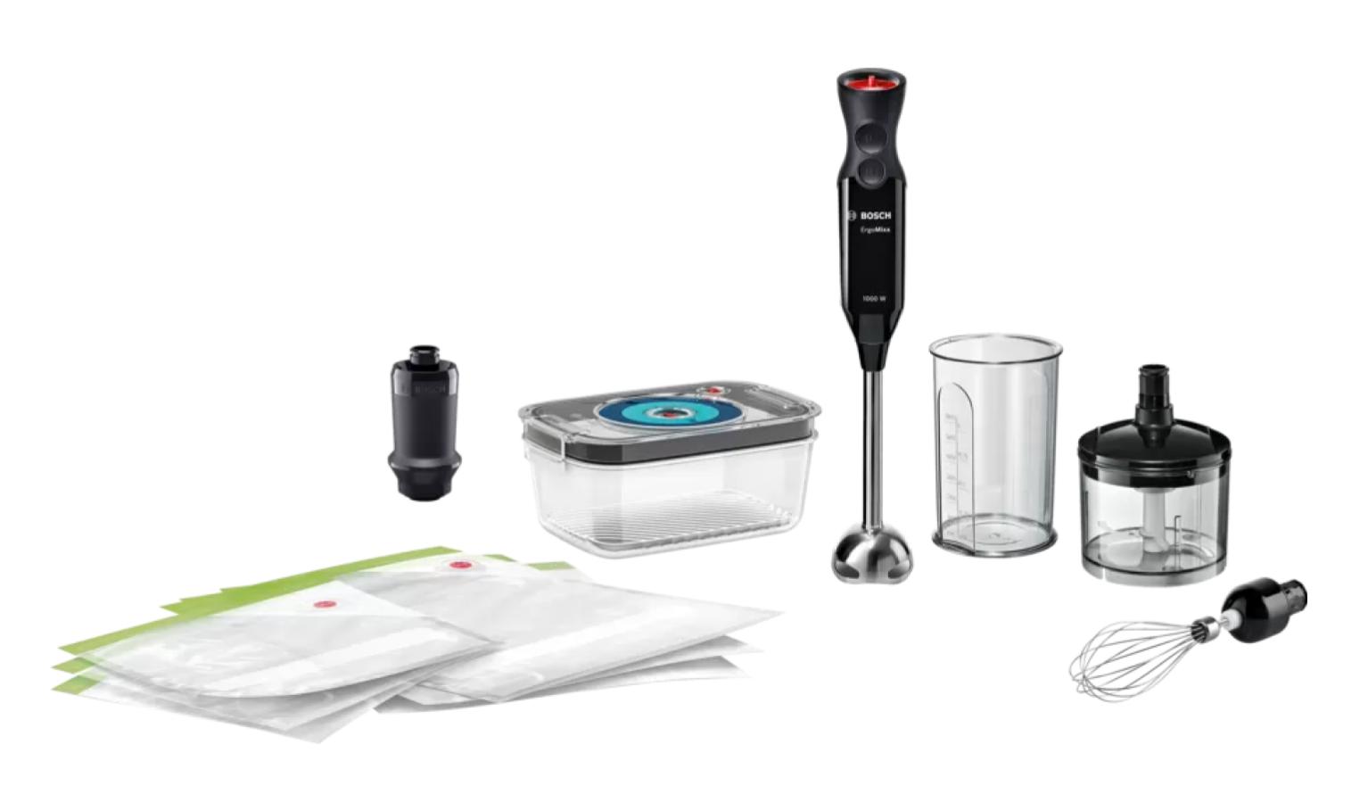 Bosch ErgoMixx 1000W Hand Blender Black (MS6CB61V5) Harvey Norman