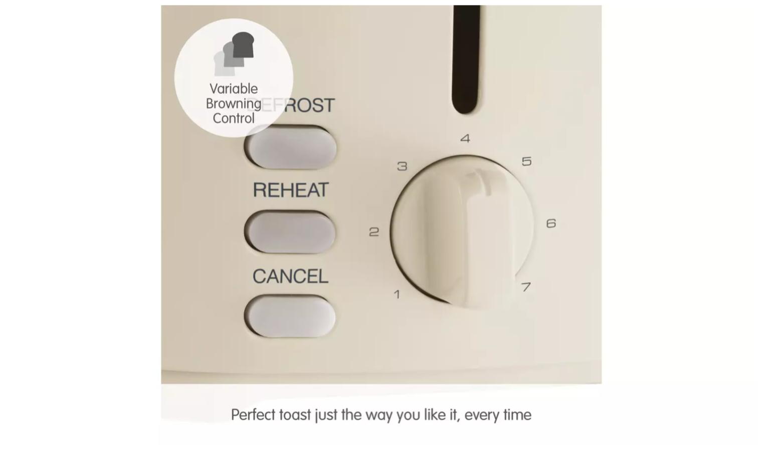 Morphy Richards Equip 2 Slice Toaster Cream (222065) Harvey Norman