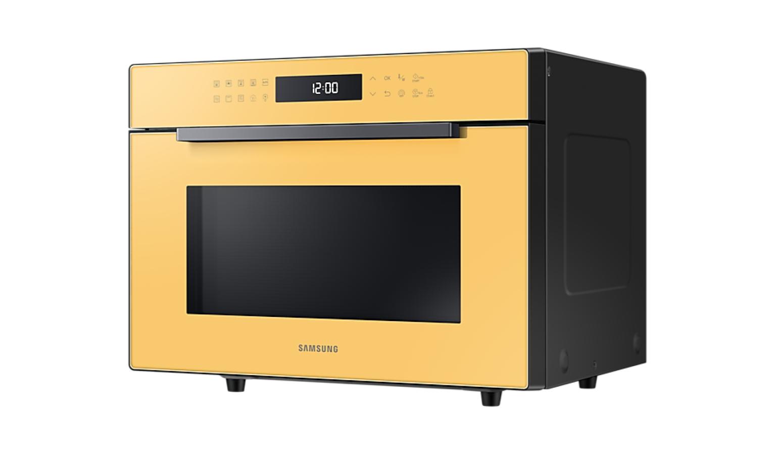 Samsung 35L Convection Microwave Oven with HotBlast Jeju Yellow