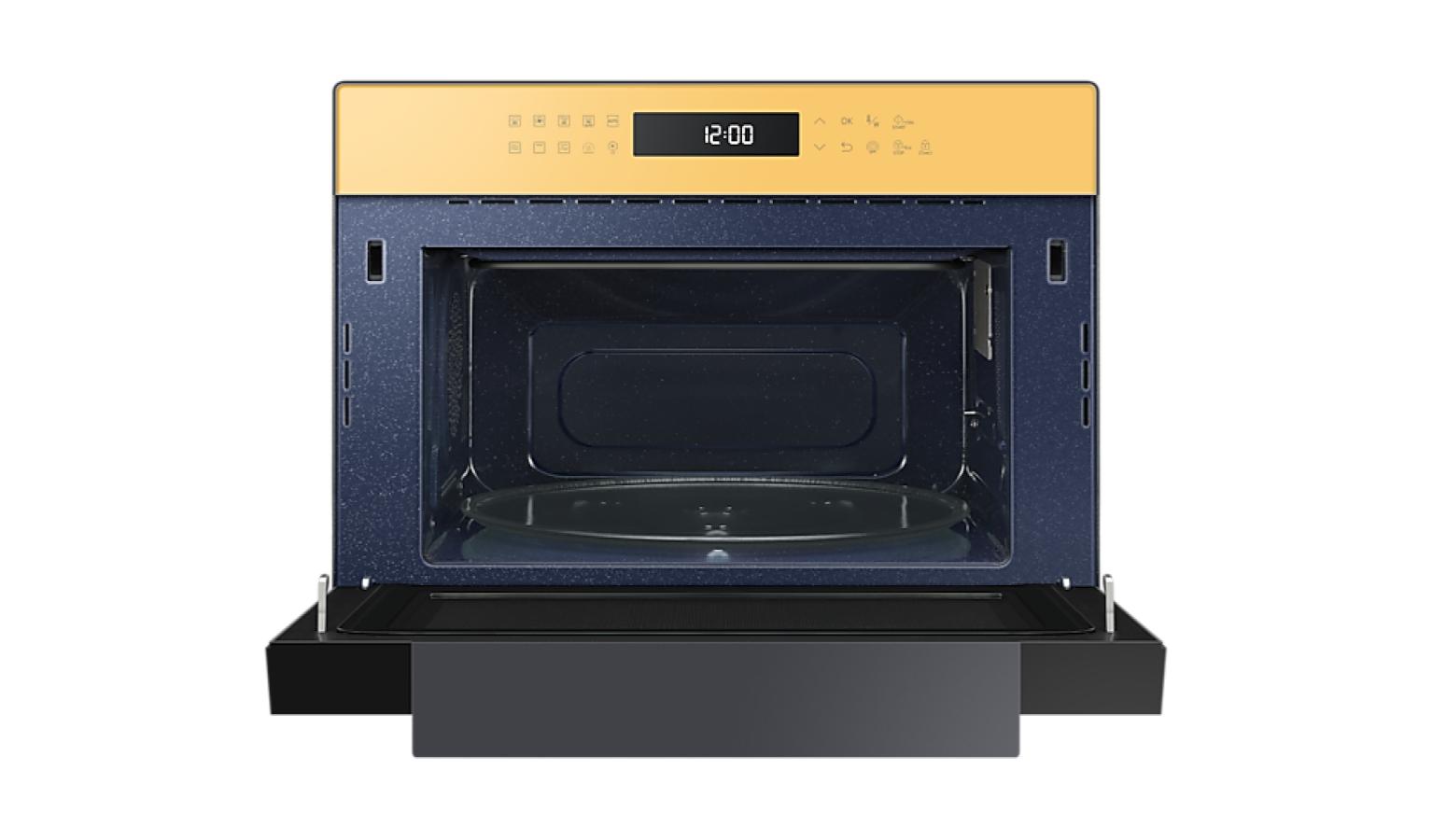 Samsung 35L Convection Microwave Oven with HotBlast Jeju Yellow