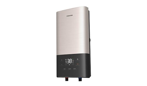 Toshiba Instant Electric Water Heater (With Pump + Rain Shower) - Gold (TWH-38EXPMY)