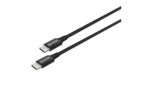 XPower 3A Type-C to Type-C 20CM Braided Cable