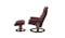 Stressless Sunrise Classic Assembled Chair With Ottoman - Boardeaux