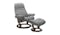 Stressless Sunrise Classic Assembled Chair With Ottoman - Wild Dove