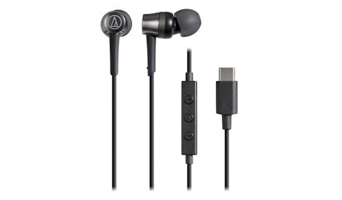 Audio-Technica ATH-CKD3C In-Ear Headphones with USB Type-C Connector - Black
