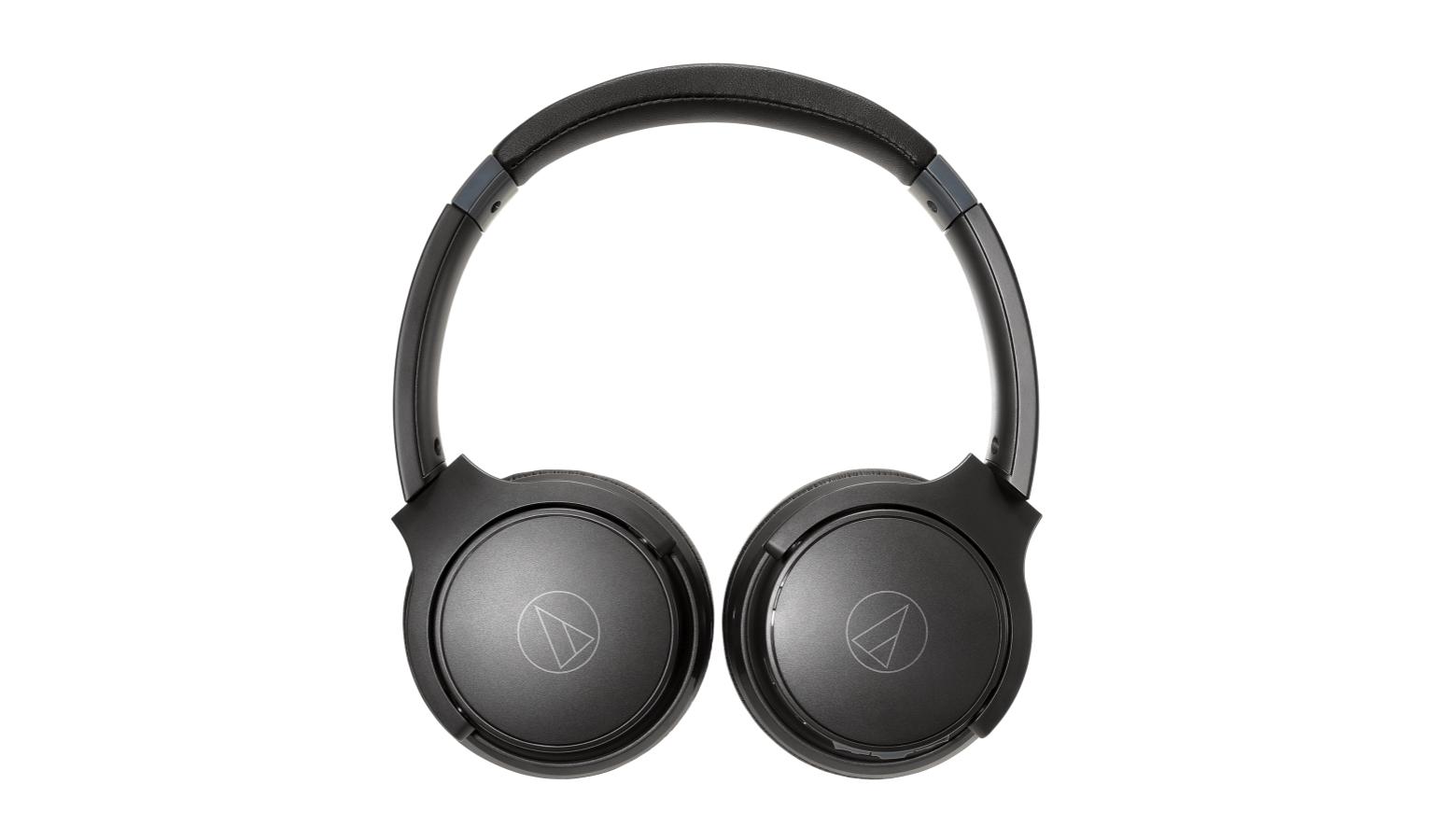 AudioTechnica ATHS220BT Wireless Headphones Black Harvey Norman