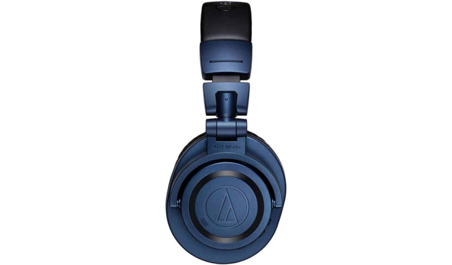 AudioTechnica ATHM50X Wireless OverEar Headphones Deep Sea Blue