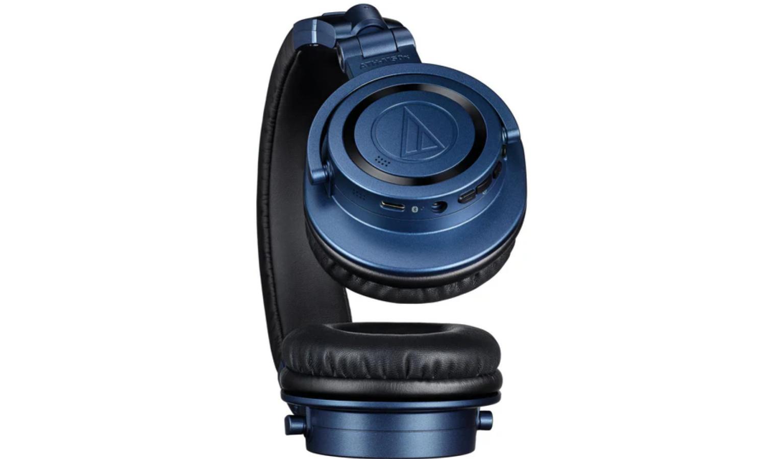 AudioTechnica ATHM50X Wireless OverEar Headphones Deep Sea Blue