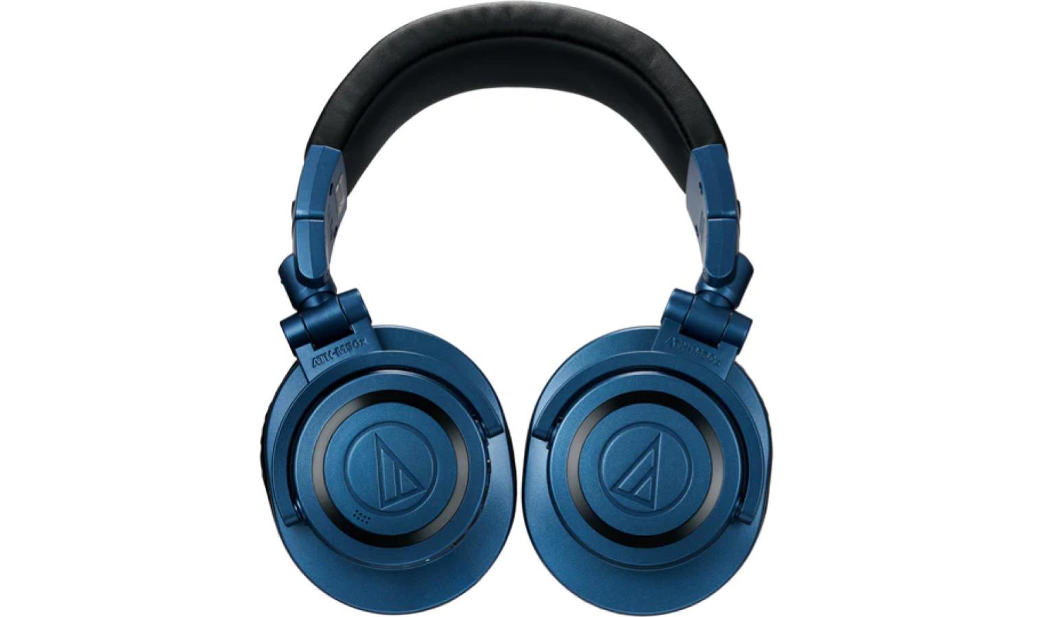 AudioTechnica ATHM50X Wireless OverEar Headphones Deep Sea Blue
