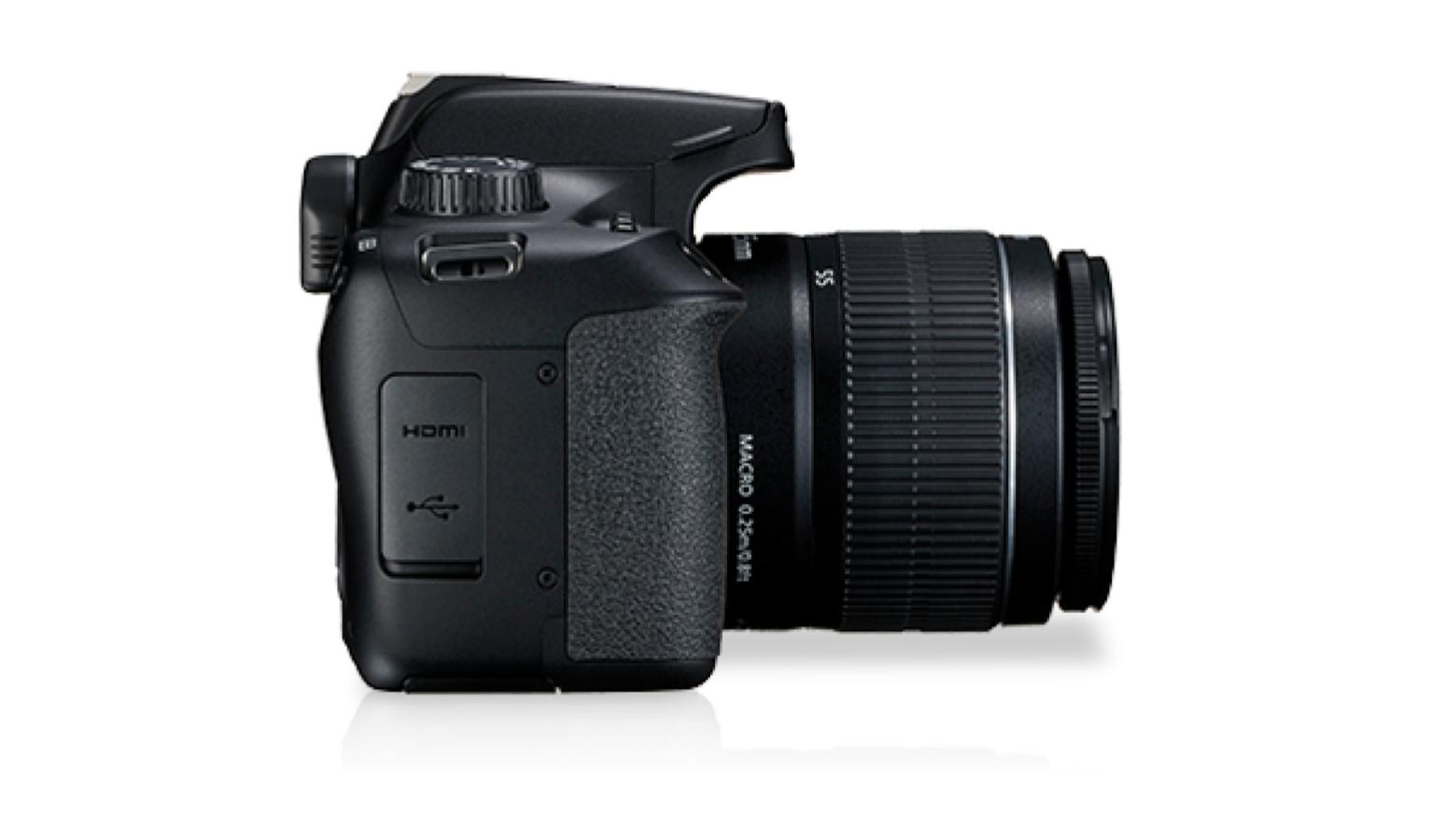 Canon EOS 3000D Digital Camera +EFS 1855mm III Lens Black Harvey