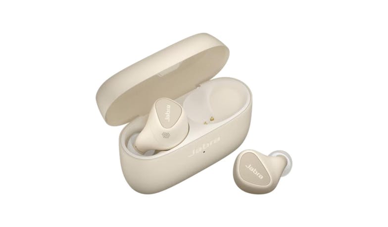 Jabra Elite 5 True Wireless Earbuds - Gold Beige