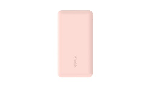 Belkin 10K 15w 3-Port Power Bank with USB-A to USB-C Cable - Rose Gold (BPB011BTRG)