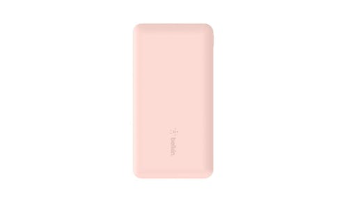 Belkin 10K 15w 3-Port Power Bank with USB-A to USB-C Cable - Rose Gold (BPB011BTRG)