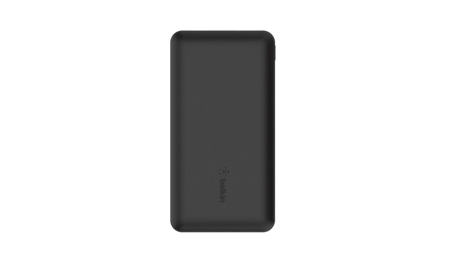 Belkin 10K 15w 3-Port Power Bank with USB-A to USB-C Cable - Black (BPB011BTBK)