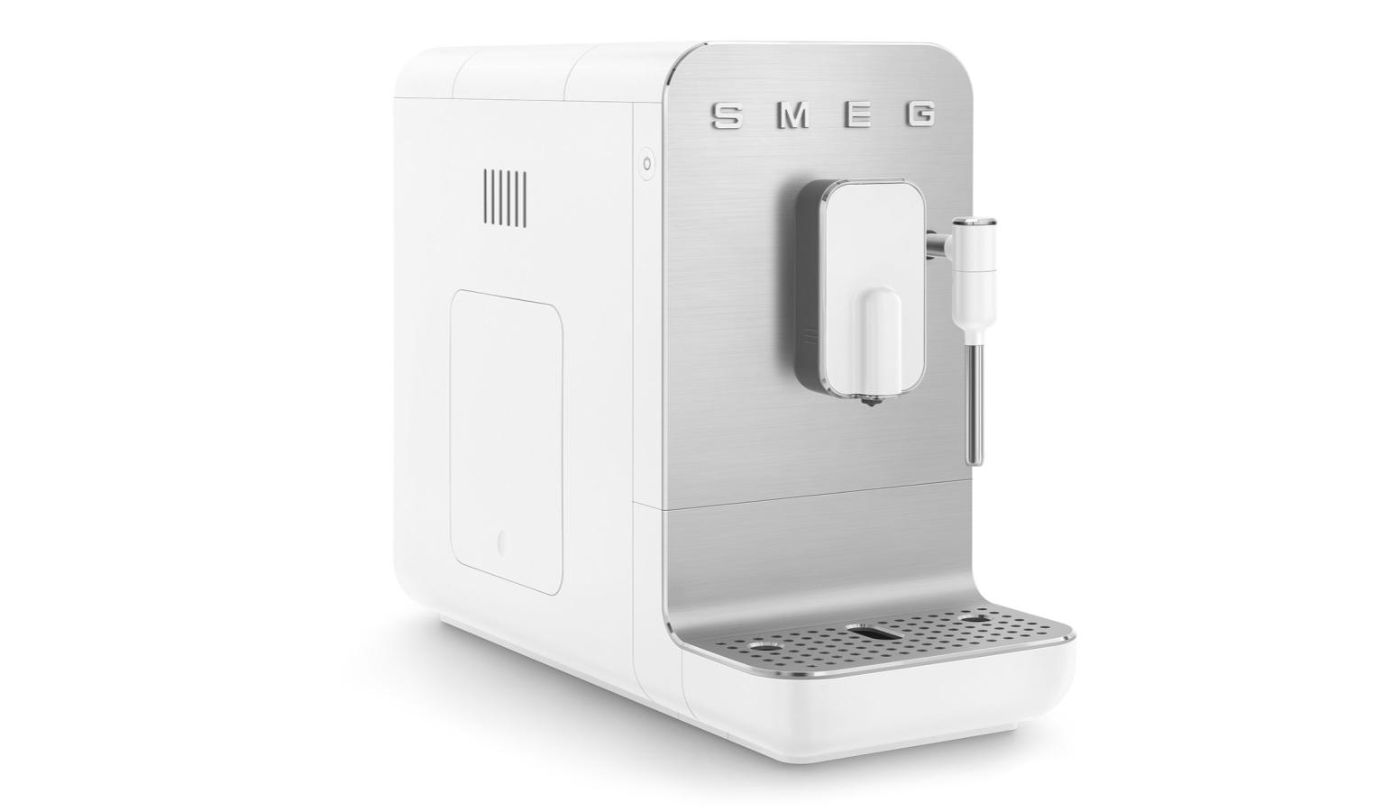 Smeg 50's Style Automatic Coffee Machine White (BCC02WHM) Harvey Norman Malaysia