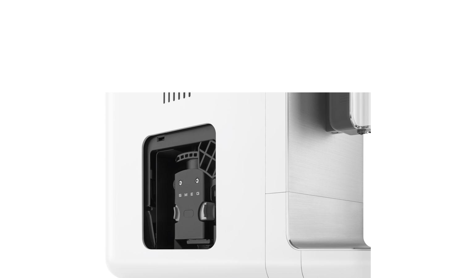 Smeg 50's Style Automatic Coffee Machine White (BCC02WHM) Harvey