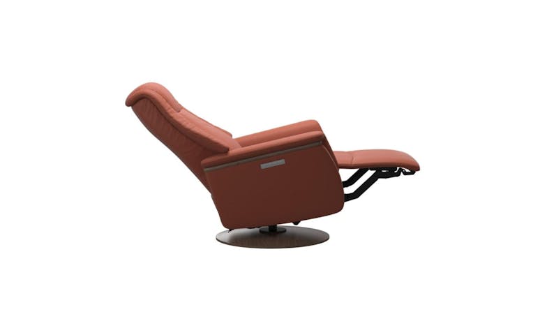 Stressless Max 1 Seater with Mattress Leather Relax Chair - Walnut