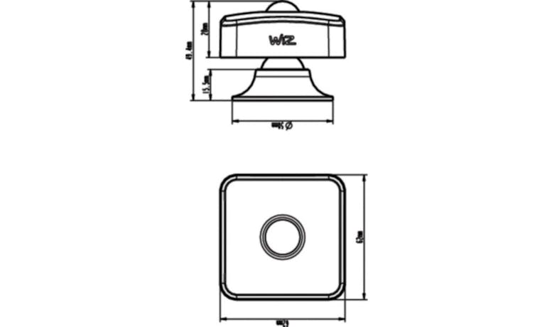 WiZ Motion Sensor with Batteries