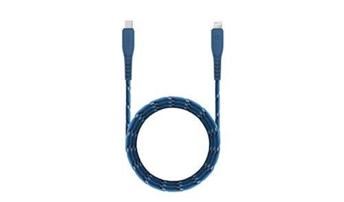 Energea NyloFlex 1.5M Lightning to USB-C Cable - Blue