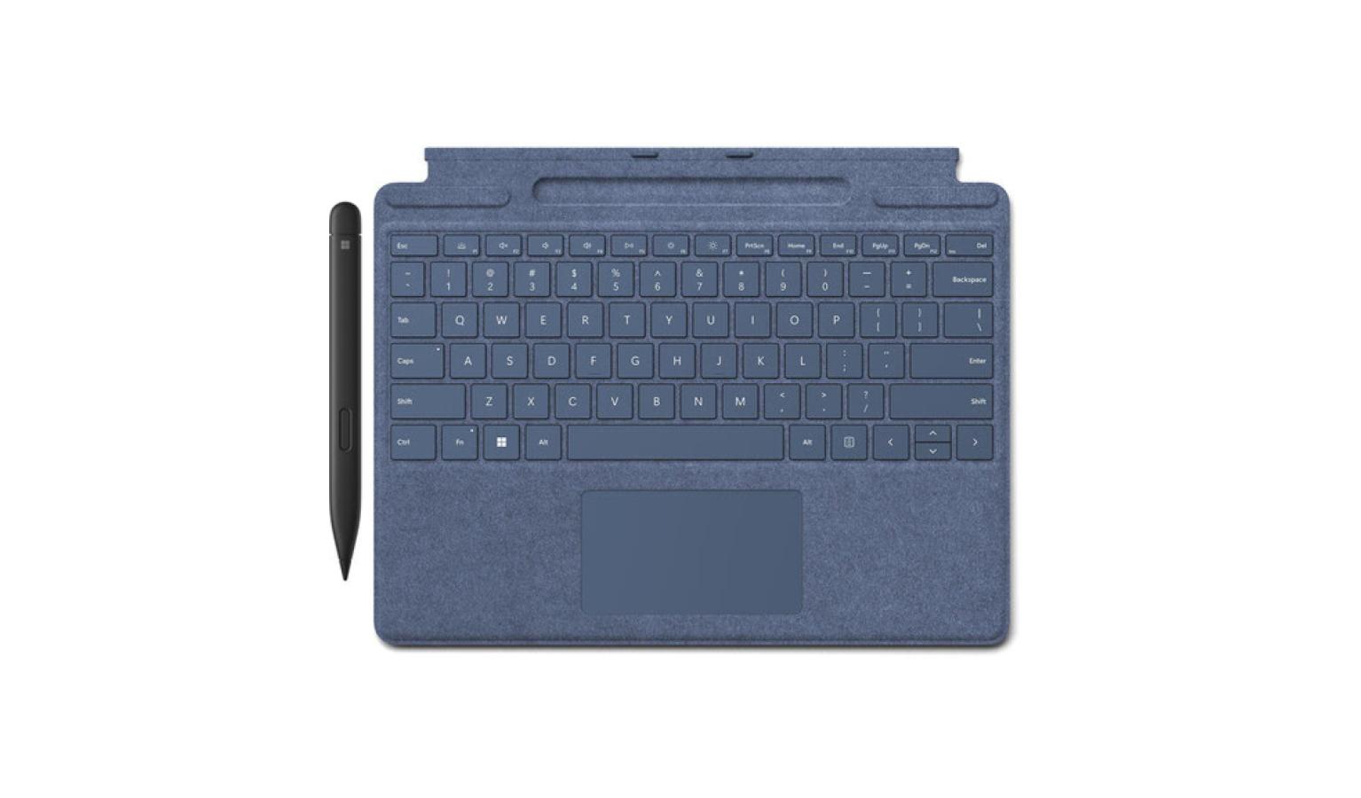 Microsoft Surface Pro Signature Keyboard With Slim Pen 2 - Saphhire ...