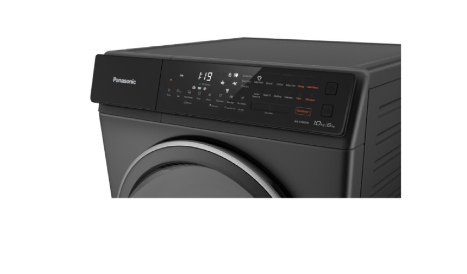 Panasonic 10kg/6kg Front Load Washer Dryer Black (NAS106FR1BM